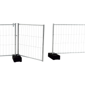 Mobile fence | 'Standard' | height: 1,20 m | Compensation elementwidth: 2,20 m